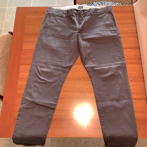 J. Crew 484 slim stretch grey chinos 34x30